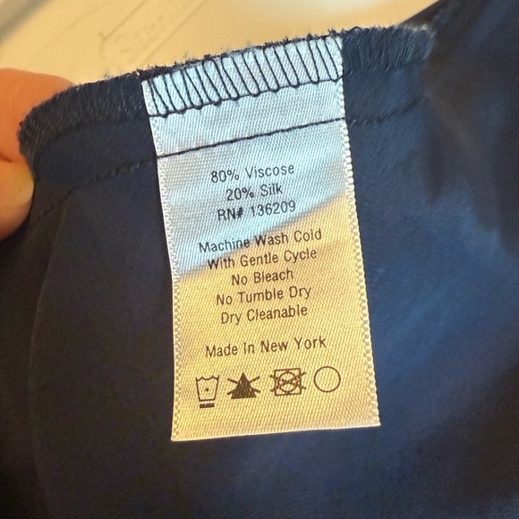 Hatch Ricky Slip Dress in Navy Maternity (Hatch size 2, pre-pregnancy 6-8) - Picture 5 of 9